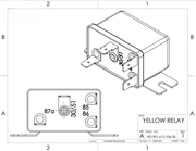 Explore the precision of Restoration Design's Yellow Relay for Porsche 911 models. Crafted by Restoration Design Canada, this essential component ensures reliability and performance in your classic Porsche restoration. Perfect for enthusiasts seeking authenticity, available now to enhance your 911's electrical system.