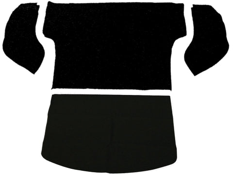 Black Carpet Kit This black carpet kit for Beetles provides a perfect fit for your interior and features 4 pieces of high-quality black carpet. Stylish and durable, this kit will help you get the look you want without compromising on quality.