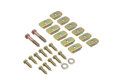 Get everything you need to replace one pan half with our comprehensive Bolts and Pan Washers set! This kit is designed for quality and durability, providing all necessary components for a secure installation. Remember, each car requires two kits for full coverage. Order yours today for a smooth repair experience!