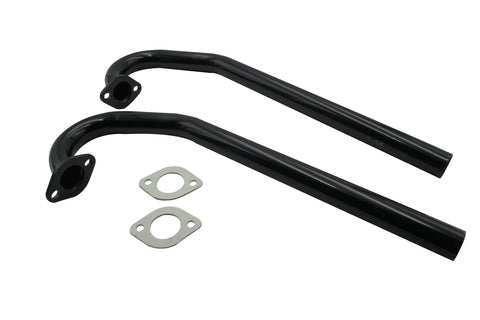 Enhance your vehicle's performance with our J-Tubes, designed to replace stock heater boxes, saving weight while boosting efficiency. They fit most standard extractors and all Type 1 & 2 upright engines, and come complete with gaskets. Choose from 1 1/2" tubing (3357 and 3657) or 1 5/8" tubing (3422). Sold in pairs for the perfect upgrade to your VW!