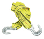 Tow Strap with Hooks, 2" x 15', 8,000 lbs