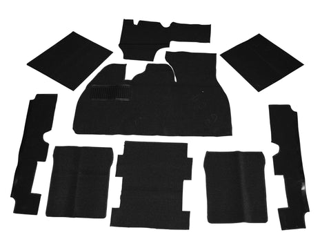 Revitalize your VW’s interior with our Deluxe Carpet Kits! These high-quality kits feature loop carpet for noise reduction and comfort, along with a hi-count weave for durability. With superior backing for easy installation, each kit includes a heavy-duty heel pad stitched for extended wear. Patterns available for late models—check your VW before ordering!