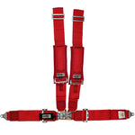 3" Lap Belt, 3" Twin Harness, Anti-Sub, Red