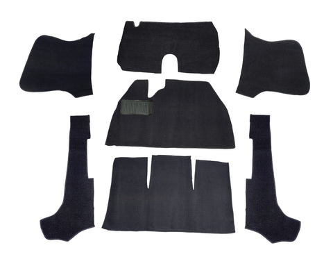 Transform your Type 1 Convertible with our Deluxe Carpet Kits, ideal for models from 58-70. These kits feature loop carpet for comfort and noise reduction, and a heavy-duty heel pad stitched for extended wear. Enjoy a hassle-free installation with pre-cut, bound, and sewn components for a polished look!