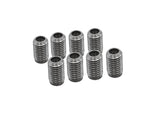 Fix stripped head stud threads using our reliable case savers! Each kit comes with 8 inserts, sized 8mm-1.25 I.D. x 14mm-2.0 O.D., providing a strong hold. Note: engine disassembly and case machining are required for installation. Invest in your engine's strength and longevity with these essential components!