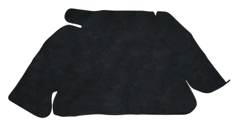 60-67 Type 1 Sedan & Conv. Trunk Carpet, 1-Piece, Black
