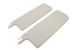 Sun Visors, 65-72 Conv., Ivory, Pair