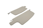 Sun Visors, 65-77 Type 1, 73-79 Conv., Ivory, Pair