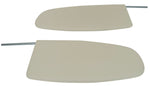 Sun Visors, 58-64 Type 1, Ivory, Pair