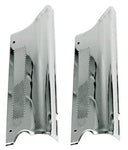 Door Pillar Trim Set, Stainless Steel, Pair