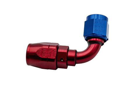 XRP -6 90º Double Swivel Hose End - Aluminum