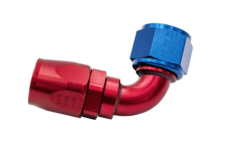 XRP -12 90º Double Swivel Hose End - Aluminum