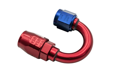 XRP -6 180º Double Swivel Hose End - Aluminum