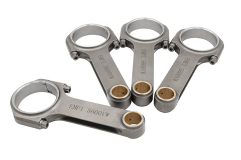 H-Beam Rods, 5.600" Length, VW Journal 2.165"/55mm (ARP Bolts)