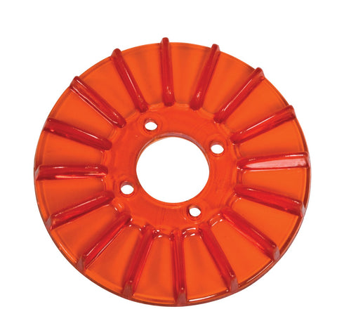 Finned Pulley Cover, Red