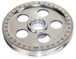 Polished Pulley with Holes, Black Numbers