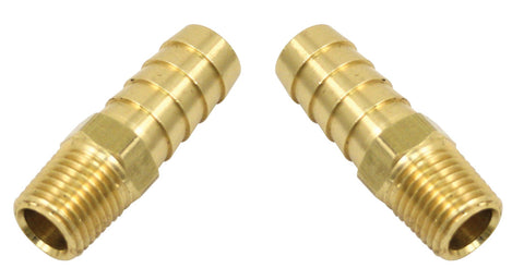 1/4" Male NPT with  2" Hose Barb, Pack of 2