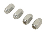 Chrome Lug Nuts, 1/2-20, Acorn 60 Degree Style (Set of 4)