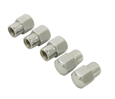 Chrome Lug Nuts, M12-1.5 (for Mag Wheels, Set of 5)