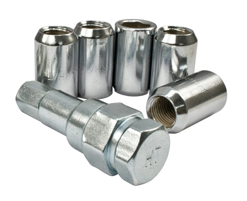 Upgrade to 14mm Chrome Tuner Lug Nuts for 5x112 wheels. These small diameter nuts provide a perfect fit for tight bolt patterns, set of 5 with tool.