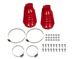 Deluxe Swing Axle Boot. Red - Pair
