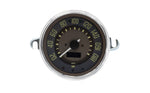 115mm 0-160KMH Speedometer for Type 2. Brown dial with chrome bezel, digital dashboard fit, includes trip, odo, and warning lights. Only at PMB.