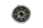 80mm 0-6000 RPM Chrome, Bezel Brown Dial Tachometer for Type 1 & 2