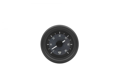 52mm 0-6000 RPM Black Bezel, Black Dial Tachometer for Type 1 & 2