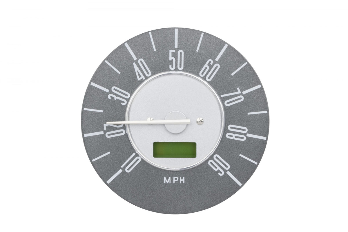 120mm 10-90MPH Gray Dial with Silver Center Speedometer for Type 2 ...