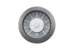 Enhance your VW Type 2 with this UK-made 86mm Digital Bay-Window Panel Tachometer! Featuring a gray dial with a silver center, it fits perfectly into the spare dashboard hole. Operating in a range of 0-8000 RPM, this tachometer is compatible with original points ignition or upgraded electronic systems for optimal performance.