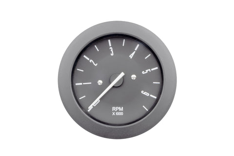 86mm  0-6000 RPM Gray Dial Tachometer for Type 2