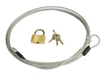 Lock and Cable for Car Covers