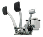 Dual Pedal Assembly withÂ Throttle Pedal, 3/4" Clutch - 7/8" Brake, fitting size is 1/8" NPT.