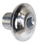 Complete your Billet transformation with our silver zinc plated Billet Steel Pulley Bolt! This high-quality bolt fits stock and aluminum pulleys seamlessly and features a 3/8" drive broach for easy, slip-free tightening. Remember to follow the factory recommended torque specification of 36 ft/lbs to ensure your setup is secure and efficient. Get yours today!