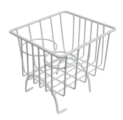 Wire Hump Basket, White, Type 1