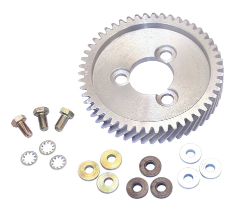 EMPI Adjustable Cam Gear Kit: Customize cam timing with precision aluminum gear & offset washers, designed for 1200-1600cc Type 1/2/3 engines. Shop now at PMB.