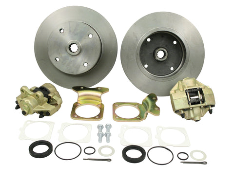 Rear Disc Brake Kit, 4x130 with14x1.5mm threads I.R.S. 68 & later & Swing Axle 68