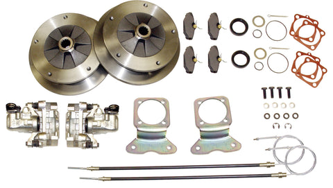 Zero Off-set Wide-5x205 Rear Disc Brake Kit with E-Brake, Swing Axle, 58-67