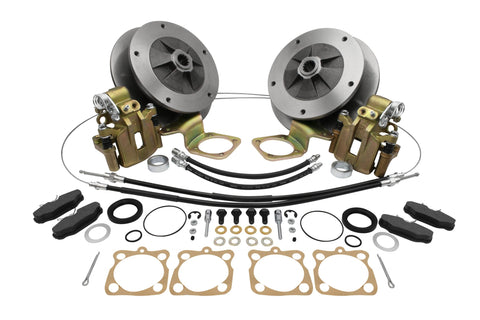 Zero Off-set Wide-5x205 Rear Disc Brake Kit with E-Brake, I.R.S., 73 & Later