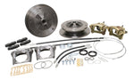 Deluxe Zero Off-set Wide-5x205 Rear Disc Brake Kit with E-Brake, I.R.S., 73 & Later, Cast Brackets