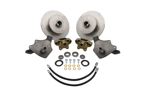 Front Disc Brake Kit, Ball Joint, Blank (not drilled) (Requires 69-on Style Tie Rod Ends)