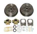 Deluxe Wide Rear Disc Brake Kit without E-Brake, 5/205, I.R.S. 68 & Later, Swing Axle 1968, Cast Brackets