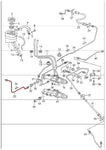 #23 LWB - Steel Front Brake Line Porsche 911/912 (69-76) - Left