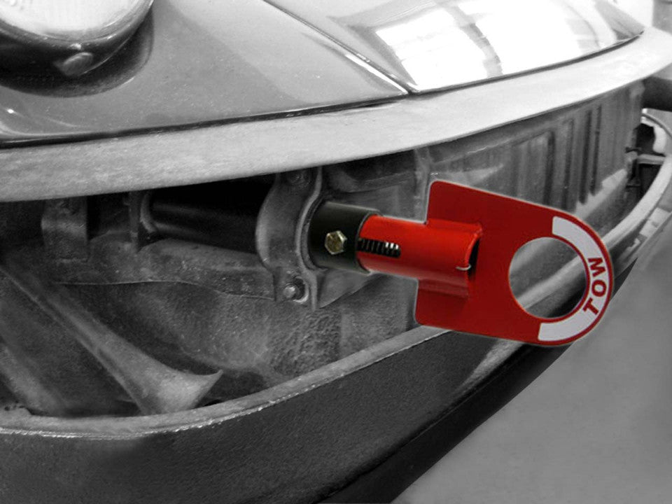 Rennline - E308 - Strap Style Tow Hook - Red