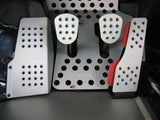 Rennline Pedal Set - 4 Piece - Perforated - Porsche