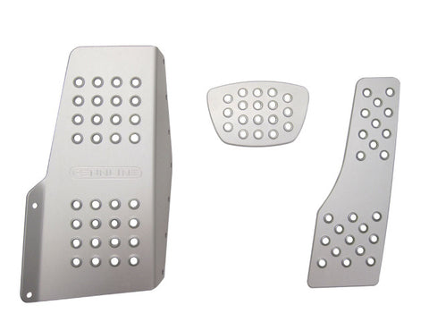 Rennline Perforated Aluminum Pedal Set for Porsche 964 and 993 Tiptronic Cabriolet