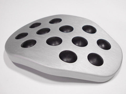 Rennline Aluminum Brake Pedal w/ Rubber Grips for Porsche 964 or 993 Tiptronic