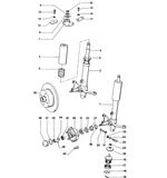 Ball Joint Wedge Pin for Porsche 911 (1968-89), 912 (68-70), 914 (1971-76)