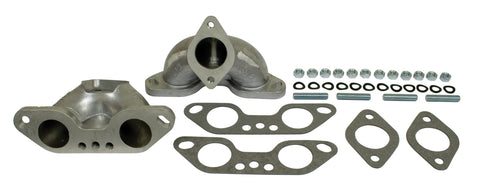 EMPI EPC 34 or ICT Manifold Kit for 1700-2000cc Type 2/4 & 914 Engines (Ball Burnished Finish)