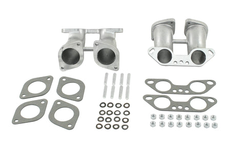 EMPI Dual HPMX or IDF Manifold Kit for 1700-2000cc Type 2/4 & 914 (Ball Burnished Finish)